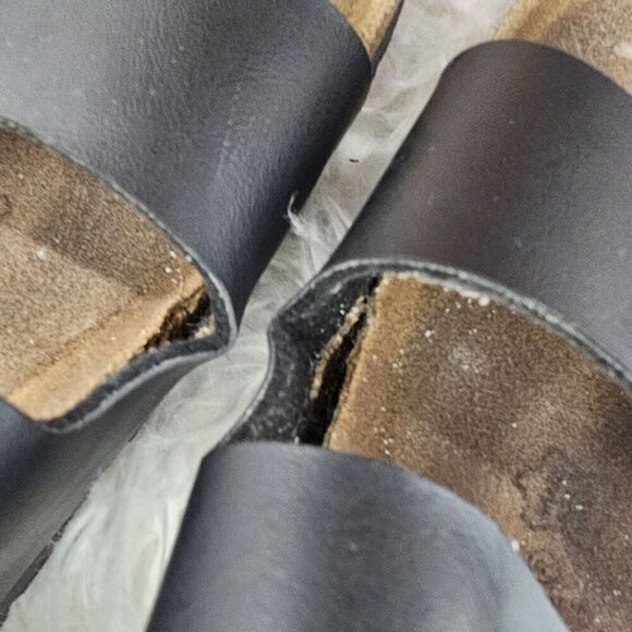 BIRKENSTOCK Arizona Birko-Flor Slide Sandal SIZE (40) W 9 BLACK - Picture 4 of 10